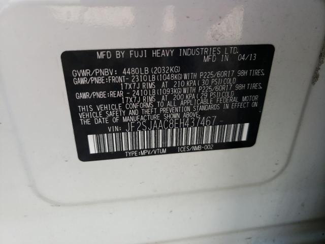 JF2SJAAC8EH437467 Subaru Forester 2 2014. Фото: 9
