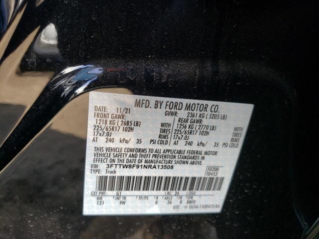 2022 FORD MAVERICK X 3FTTW8F91NRA13508