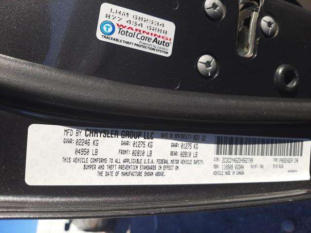 2C3CDYAG2DH562709 Dodge Challenger 2013. Фото: 9