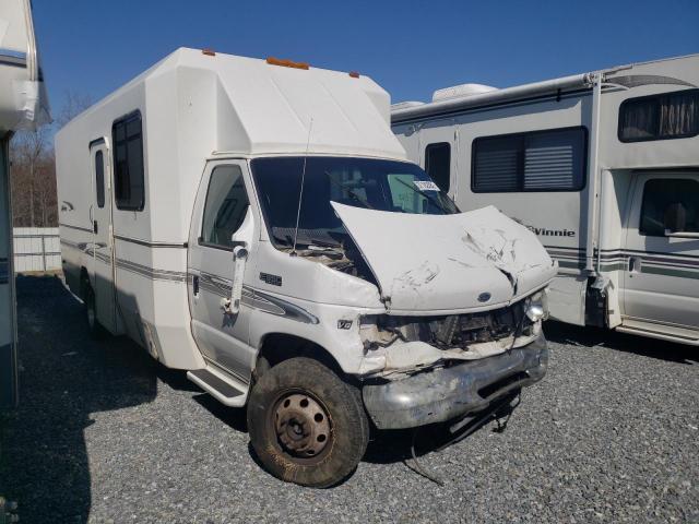 Salvage cars for sale from Copart Gastonia, NC: 2001 Ford E350 Comm