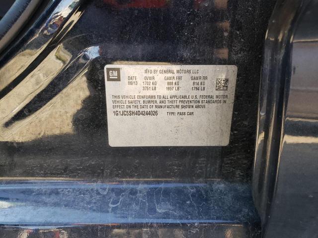 1G1JC5SH4D4244026 Chevrolet Sonic Lt 2013. Фото: 9
