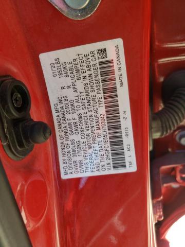 2HGFC1E55LH703042 Honda Civic Si 2020. Фото: 9