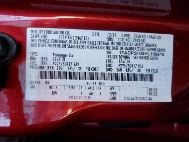 1FADP5FU5HL100910 Ford C-Max Tita 2017. Фото: 9