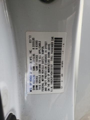 1HGCR2F74DA130187 Honda Accord Ex 2013. Фото: 9