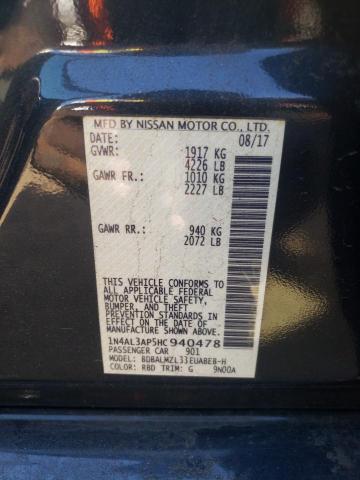 2017 NISSAN ALTIMA 2.5 1N4AL3AP5HC940478