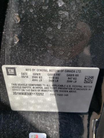 2G1WA5E30E1172282 Chevrolet Impala Lim 2014. Фото: 9