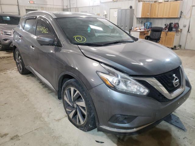 Salvage cars for sale from Copart Columbia, MO: 2015 Nissan Murano S