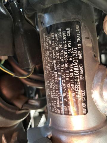 JKAEREG16HDA01307 Kawasaki Er650 G 2017. Фото: 9