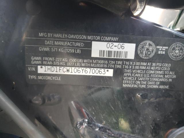 2006 HARLEY-DAVIDSON FLHTCUI 1HD1FCW106Y670063