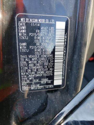 JN8AF5MV0FT553376 Nissan Juke S 2015. Фото: 9
