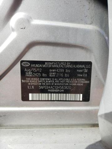 5NPEB4AC1DH583820 Hyundai Sonata Gls 2013. Фото: 9