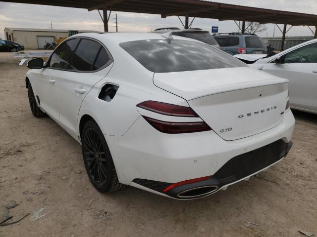2022 GENESIS G70 LAUNCH KMTG14TE4NU082309