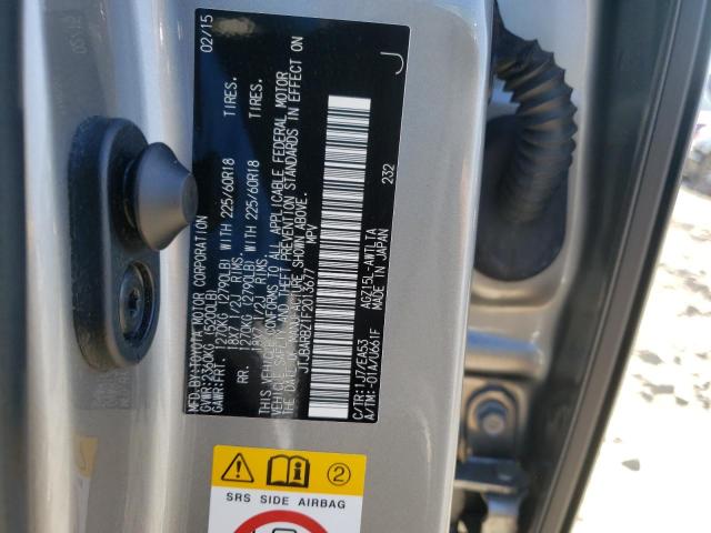 2015 LEXUS NX 200T JTJBARBZ1F2013677