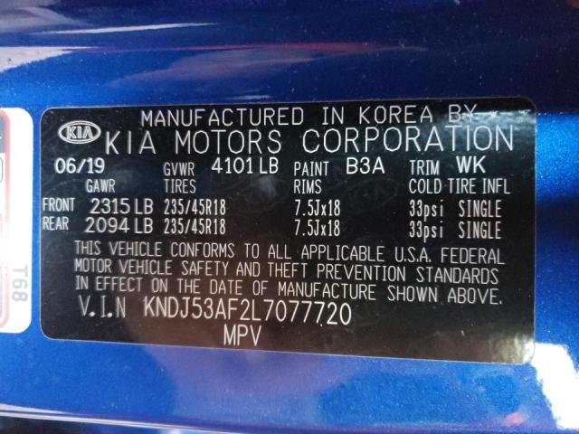 2020 KIA SOUL GT-LI KNDJ53AF2L7077720