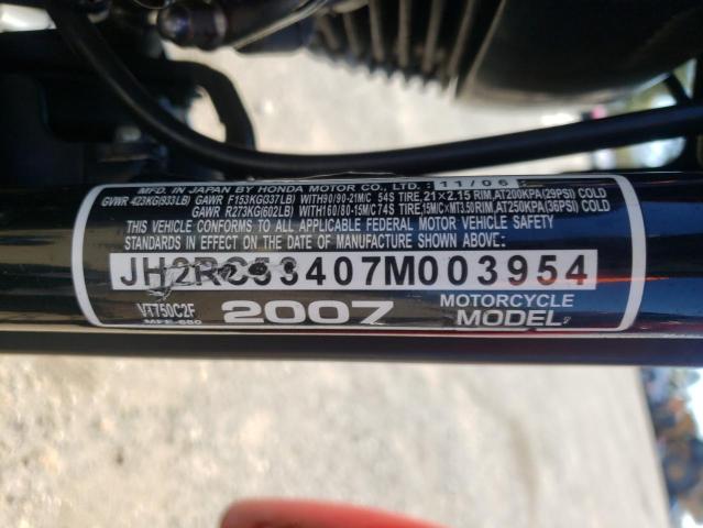 2007 HONDA VT750 C2F JH2RC53407M003954