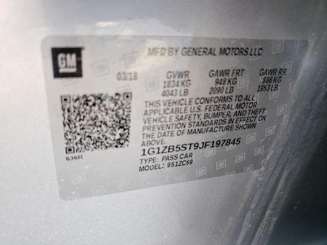 2018 CHEVROLET MALIBU LS 1G1ZB5ST9JF197845