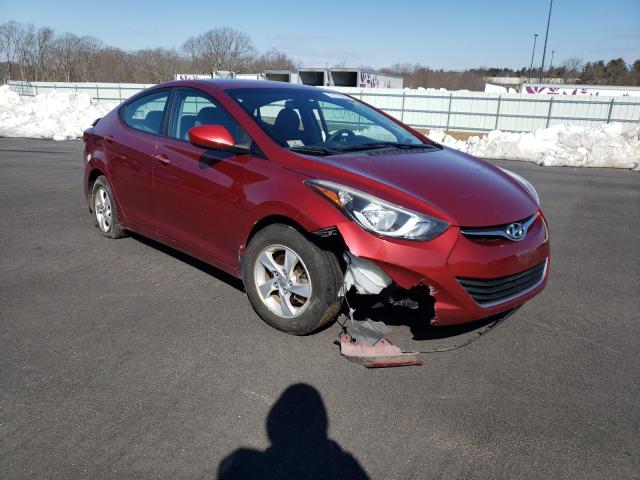 Salvage cars for sale from Copart Assonet, MA: 2014 Hyundai Elantra SE