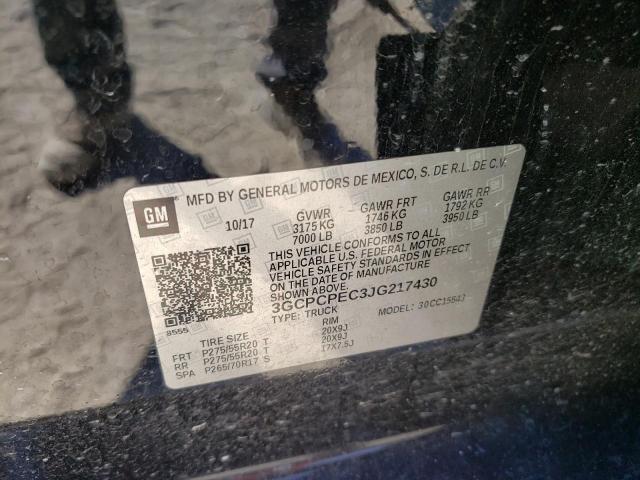 2018 CHEVROLET SILVRDO LT 3GCPCPEC3JG217430