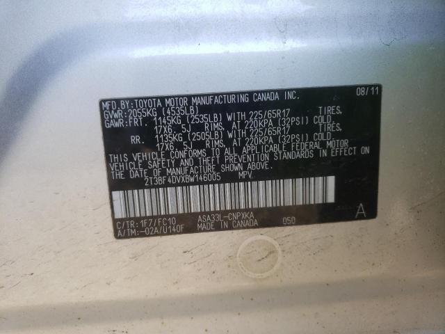 2011 TOYOTA RAV4 - 2T3BF4DVXBW146005
