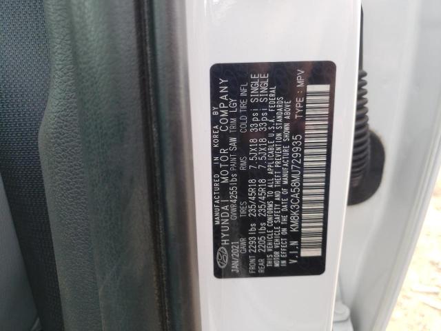 2021 HYUNDAI KONA LIMIT KM8K3CA58MU729935