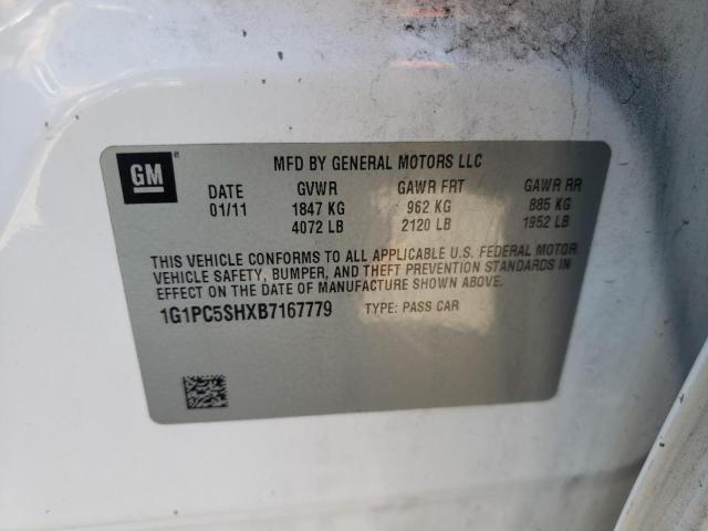2011 CHEVROLET CRUZE LS - 1G1PC5SHXB7167779