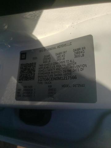 2021 GMC CANYON ELE 1GTG6CEN0M1217566
