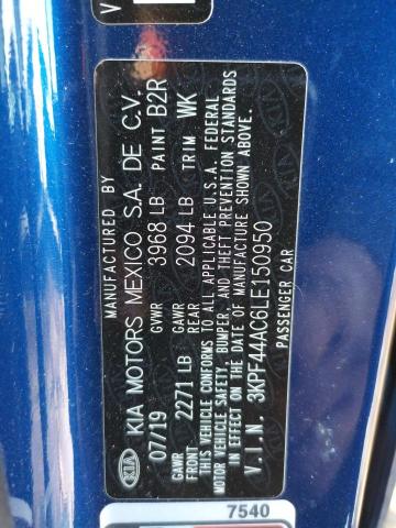 2020 KIA FORTE GT - 3KPF44AC6LE150950