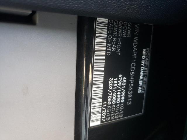 2017 MERCEDES-BENZ SPRINTER 3 WDAPF1CD5HP563813