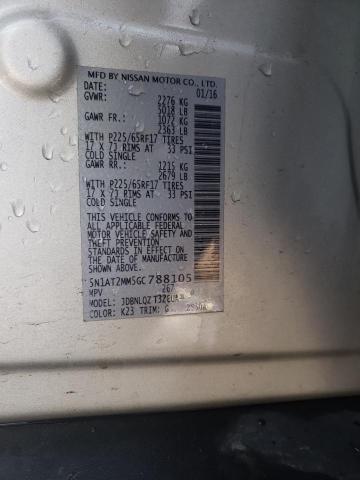 2016 NISSAN ROGUE S - 5N1AT2MM5GC788105
