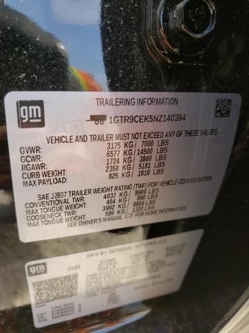 2022 GMC SIERRA 1GTR9CEK5NZ140394