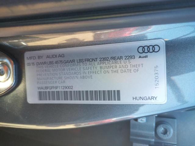 2015 AUDI A3 WAUBFGFF6F1129002