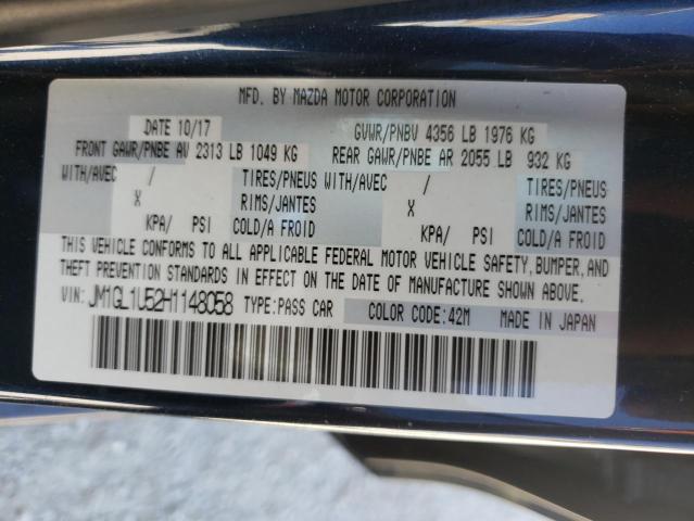 2017 MAZDA 6 SPORT JM1GL1U52H1148058