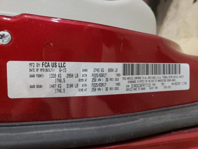 2015 DODGE GRAND CARA 2C4RDGCG0FR717123