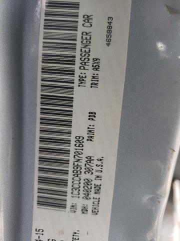 2015 CHRYSLER 200 LIMITE 1C3CCCAB9FN701609