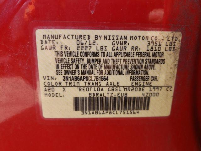 2012 NISSAN SENTRA 2.0 - 3N1AB6AP8CL751564