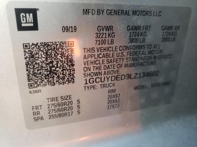 2020 CHEVROLET SILVRDO LT 1GCUYDED9LZ134602