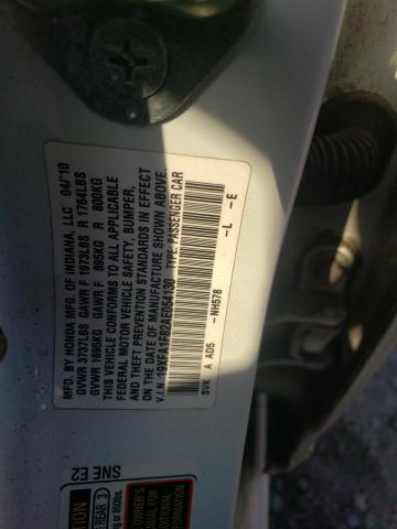2010 HONDA CIVIC EX - 19XFA1F82AE054130