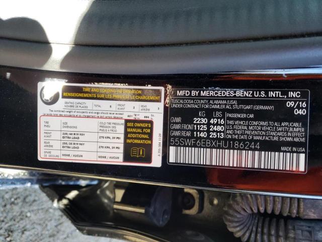 2017 MERCEDES-BENZ C 43 4MATI 55SWF6EBXHU186244