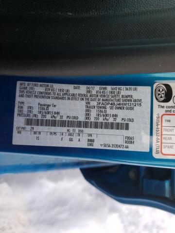 2017 FORD FIESTA SE - 3FADP4BJ4HM131215