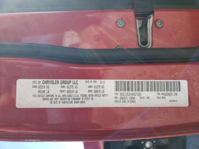 2011 DODGE CHARGER - 2B3CL3CG1BH527222