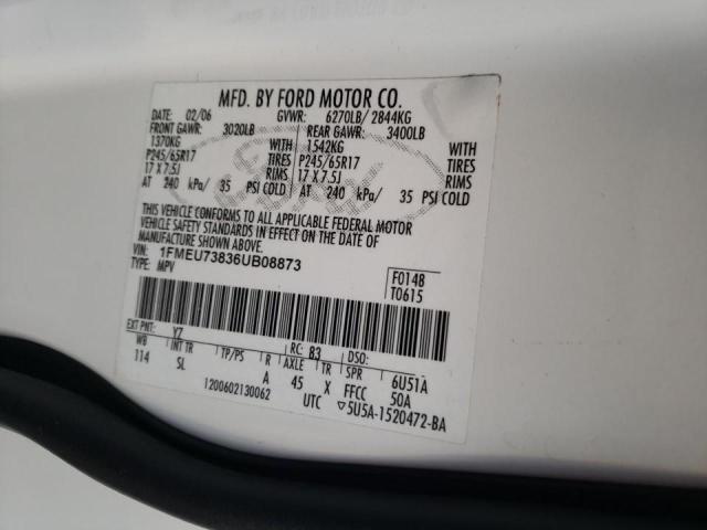 1FMEU73836UB08873 Ford Explorer X 2006. Фото: 9