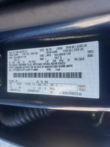 2020 FORD F150 SUPER - 1FTEW1CP1LKF11499