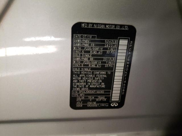 2019 INFINITI QX50 ESSEN 3PCAJ5M30KF146082