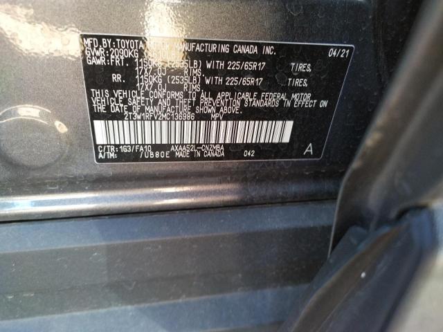 2T3W1RFV2MC136986 Toyota Rav4 Xle 2021. Фото: 9