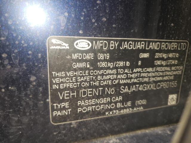 2020 JAGUAR XE R-DYNAM SAJAT4GXXLCP60155