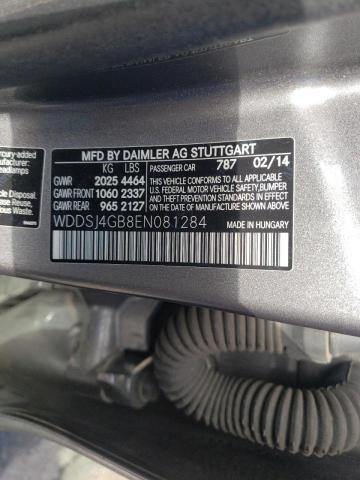 2014 MERCEDES-BENZ CLA 250 4M - WDDSJ4GB8EN081284