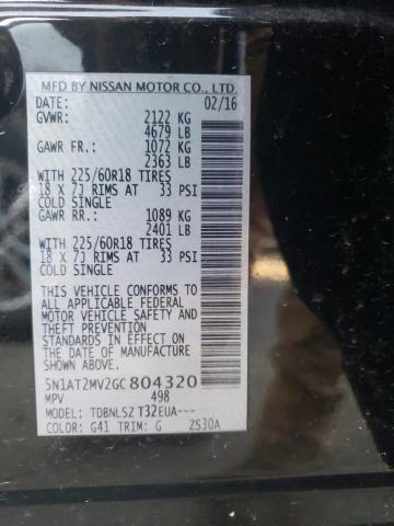 2016 NISSAN ROGUE S - 5N1AT2MV2GC804320