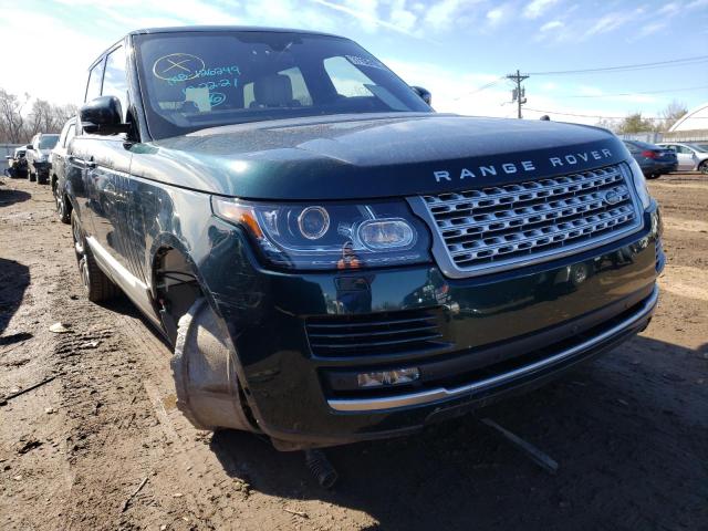 Salvage cars for sale at Hillsborough, NJ auction: 2016 Land Rover Range Rover
