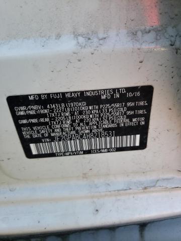 2017 SUBARU CROSSTREK JF2GPABC4H8218531