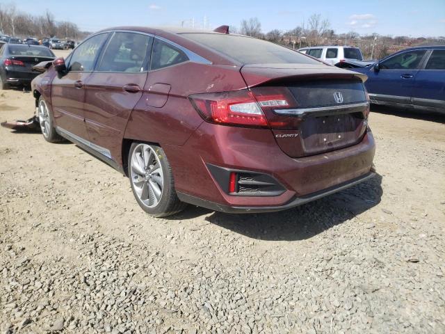 2018 HONDA CLARITY TO JHMZC5F38JC019035